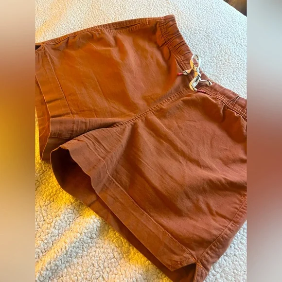 Topo Designs Dirt Shorts Women’s Hiking Casual Versatile - L - Brick Orange - Picture 5 of 13